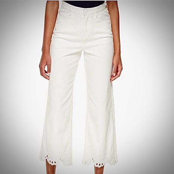 kate spade Denim - KATE SPADE PREPPY BROOME STREET CUTWORK DENIM ANKLE JEANS 26